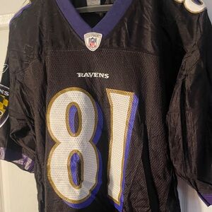 Reebok Black and Blue NFL Players Jersey Tag Detail